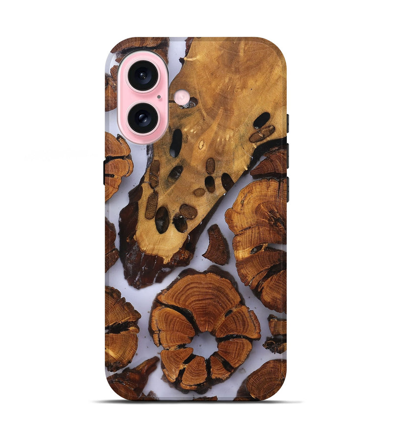 iPhone 17 Wood Live Edge Phone Case - Jalisa (Clear, 823236)