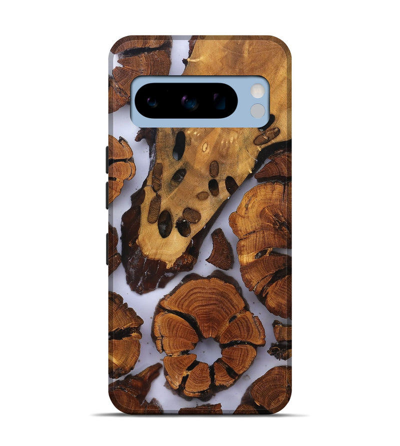 Pixel 8 Pro Wood Live Edge Phone Case - Jalisa (Clear, 823236)
