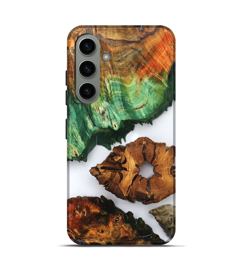 Galaxy S24 Wood Live Edge Phone Case - Shavon (Clear, 823239)