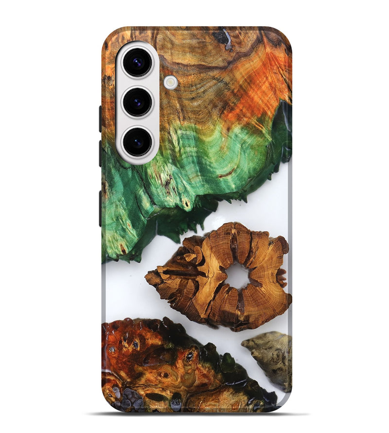 Galaxy S25 Plus Wood Live Edge Phone Case - Shavon (Clear, 823239)