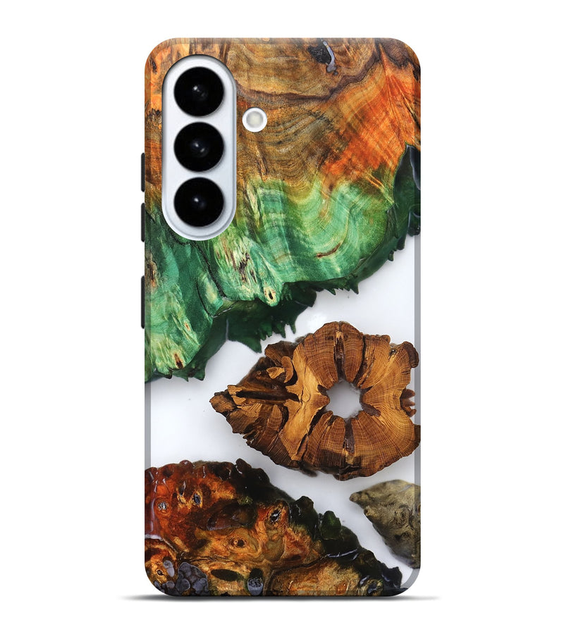 Galaxy S26 Plus Wood Live Edge Phone Case - Shavon (Clear, 823239)