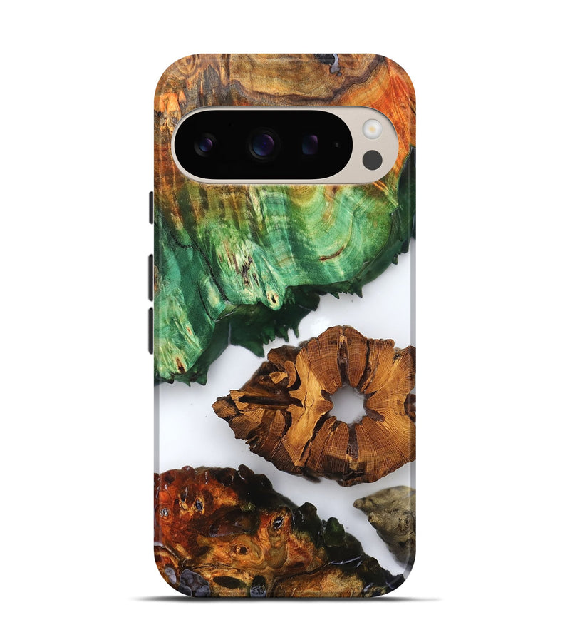 Pixel 9 Wood Live Edge Phone Case - Shavon (Clear, 823239)
