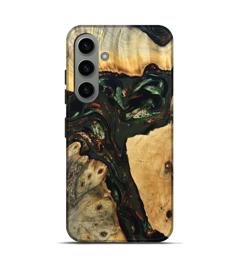Galaxy S24 Wood Live Edge Phone Case - Tonya (Green, 823240)