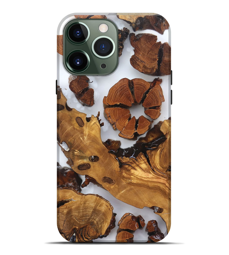 iPhone 13 Pro Max Wood Live Edge Phone Case - Marty (Clear, 823241)