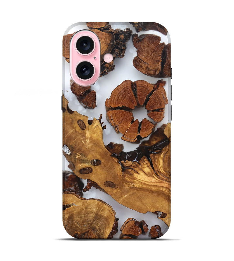 iPhone 17 Wood Live Edge Phone Case - Marty (Clear, 823241)