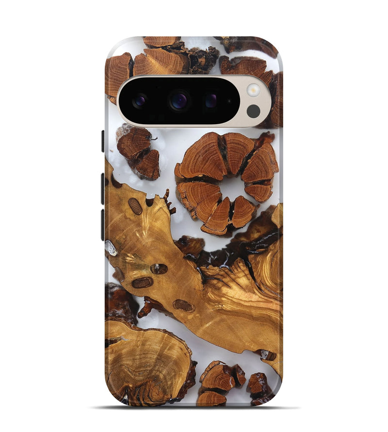 Pixel 10 Pro Wood Live Edge Phone Case - Marty (Clear, 823241)