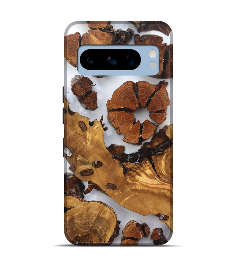 Pixel 8 Pro Wood Live Edge Phone Case - Marty (Clear, 823241)