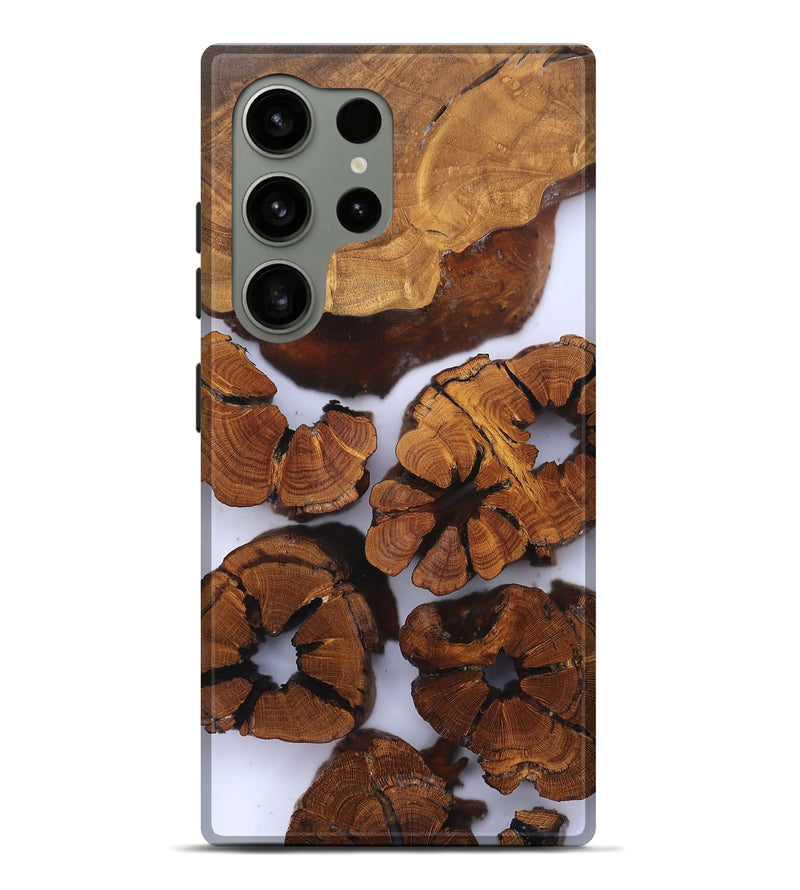 Galaxy S24 Ultra Wood Live Edge Phone Case - Freya (Clear, 823242)
