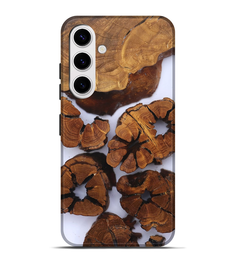 Galaxy S25 Plus Wood Live Edge Phone Case - Freya (Clear, 823242)