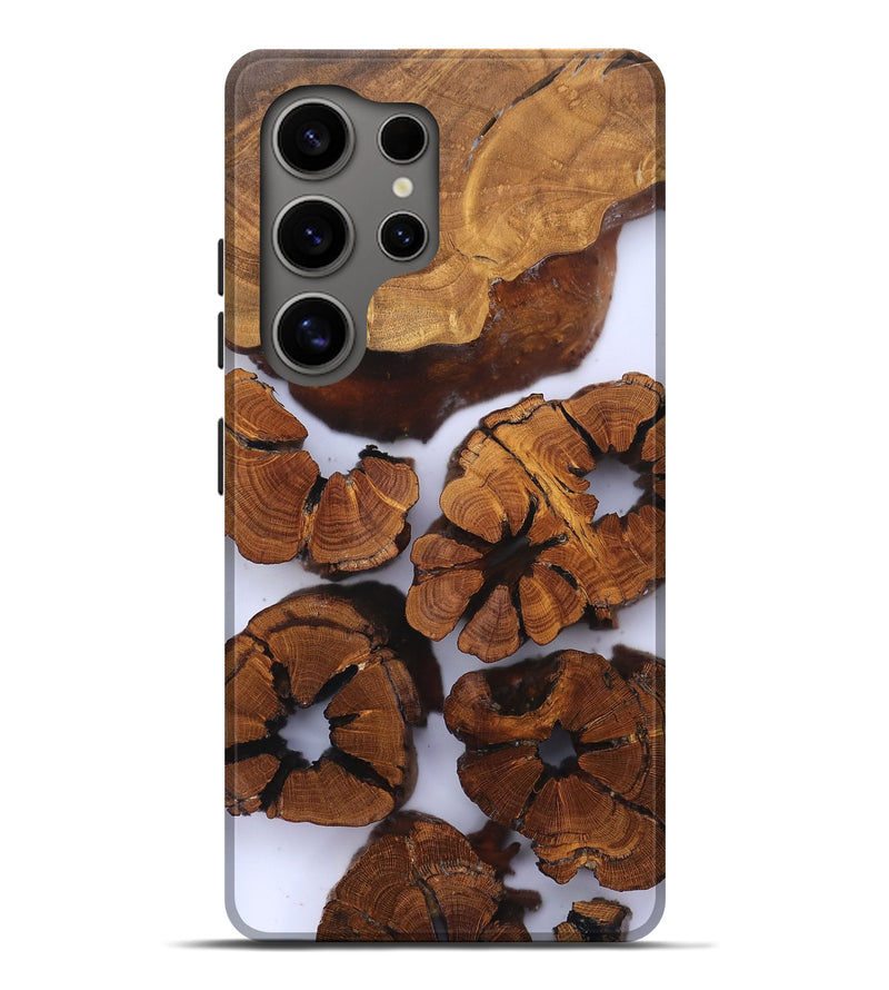 Galaxy S25 Ultra Wood Live Edge Phone Case - Freya (Clear, 823242)