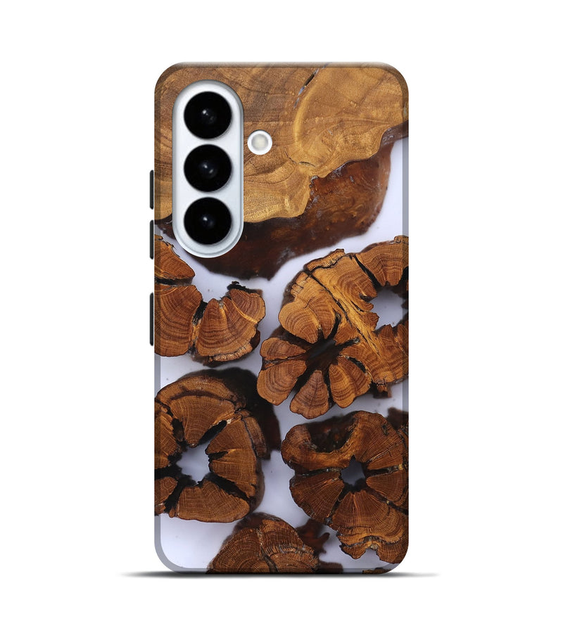 Galaxy S26 Wood Live Edge Phone Case - Freya (Clear, 823242)