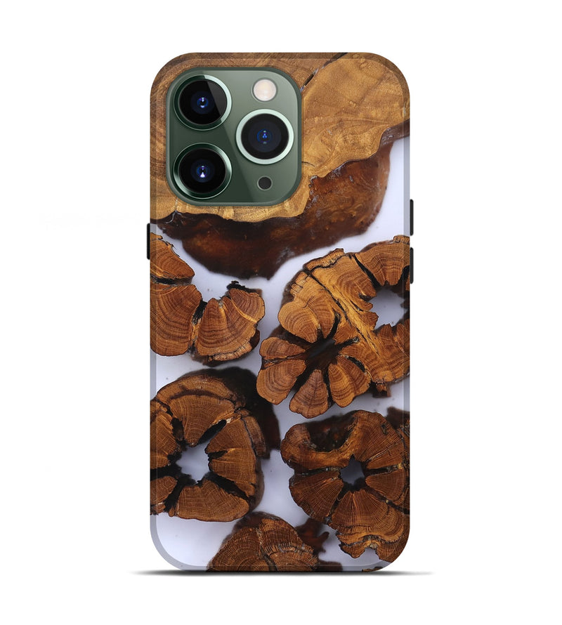 iPhone 13 Pro Wood Live Edge Phone Case - Freya (Clear, 823242)