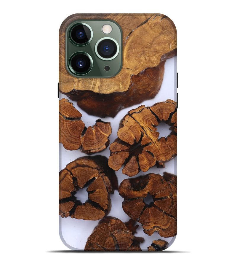 iPhone 13 Pro Max Wood Live Edge Phone Case - Freya (Clear, 823242)