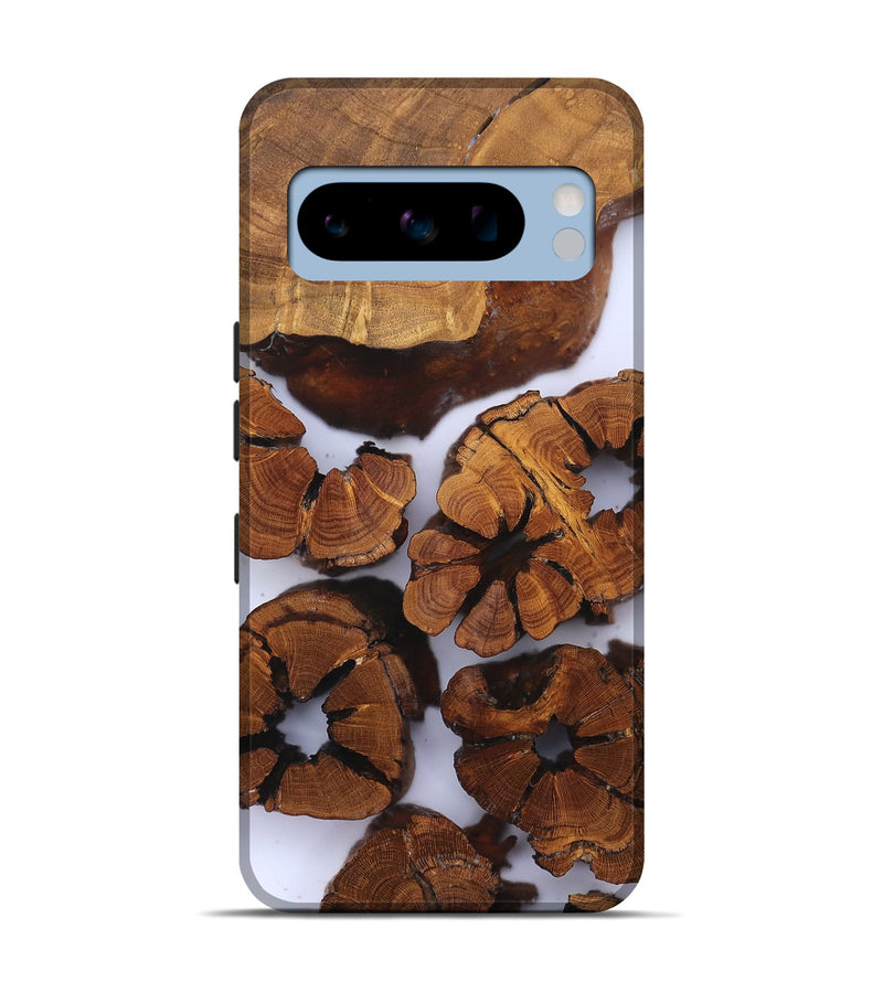 Pixel 8 Pro Wood Live Edge Phone Case - Freya (Clear, 823242)