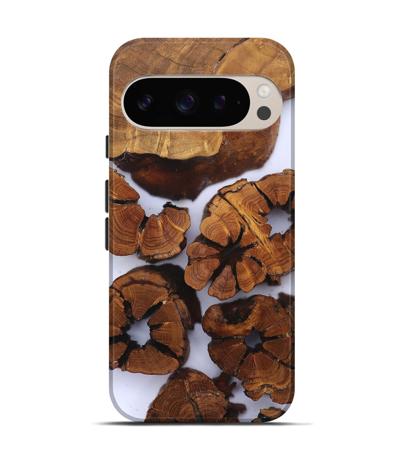 Pixel 9 Wood Live Edge Phone Case - Freya (Clear, 823242)