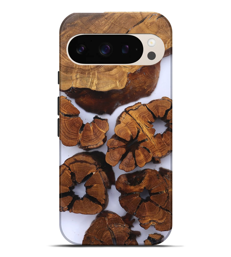 Pixel 9 Pro XL Wood Live Edge Phone Case - Freya (Clear, 823242)