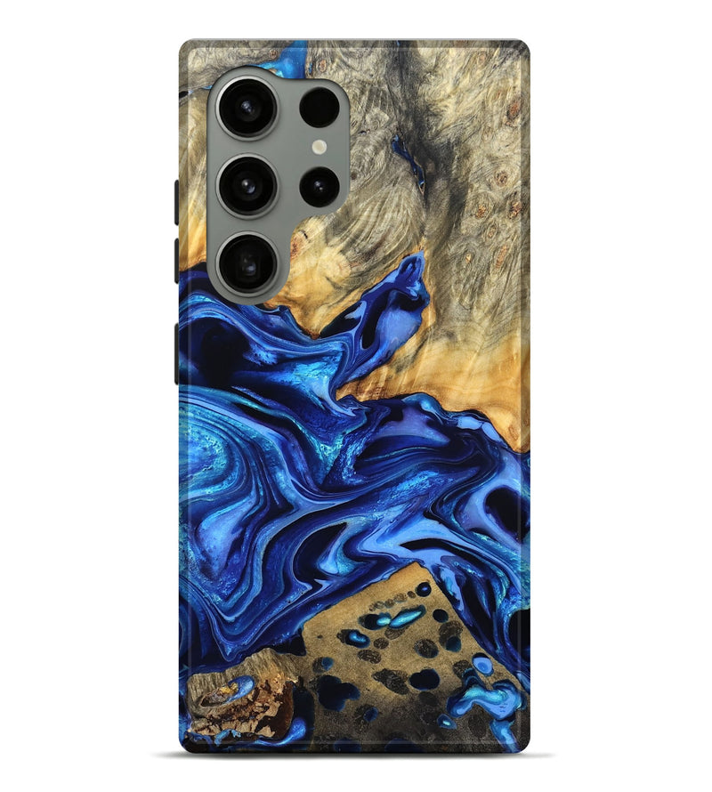 Galaxy S24 Ultra Wood Live Edge Phone Case - Darby (Blue, 823243)