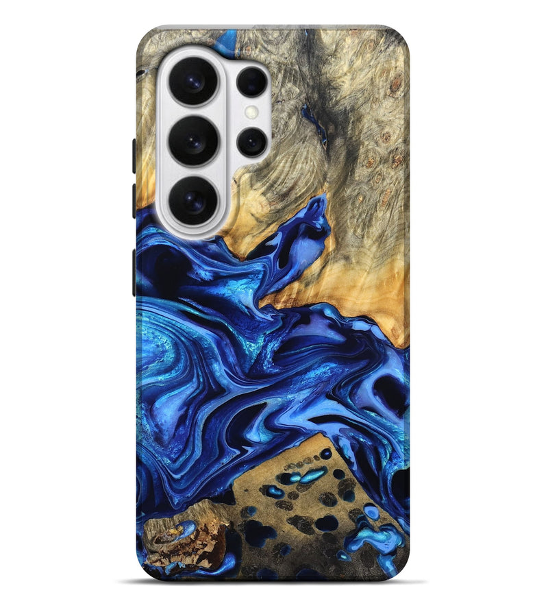 Galaxy S26 Ultra Wood Live Edge Phone Case - Darby (Blue, 823243)