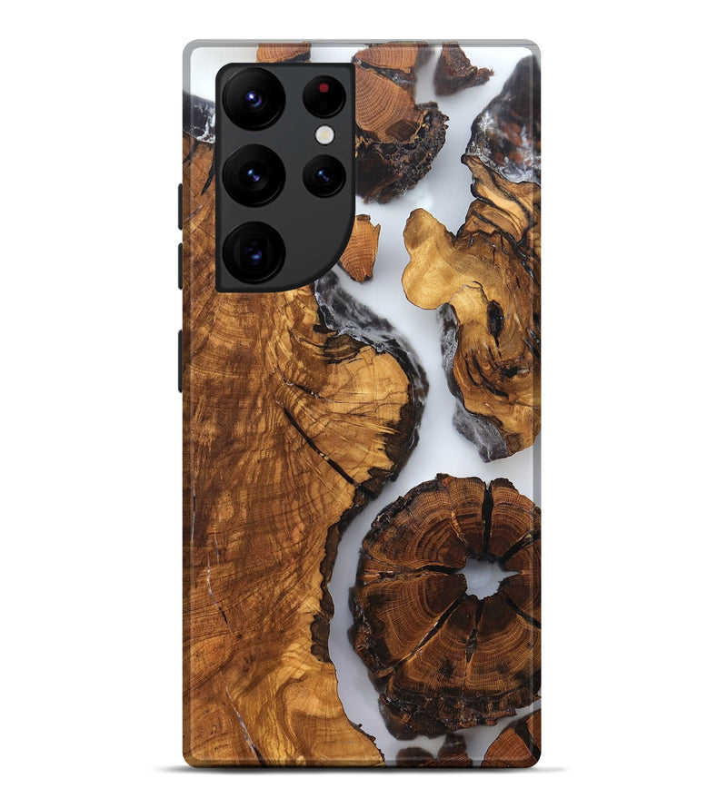 Galaxy S22 Ultra Wood Live Edge Phone Case - Rihanna (Clear, 823244)