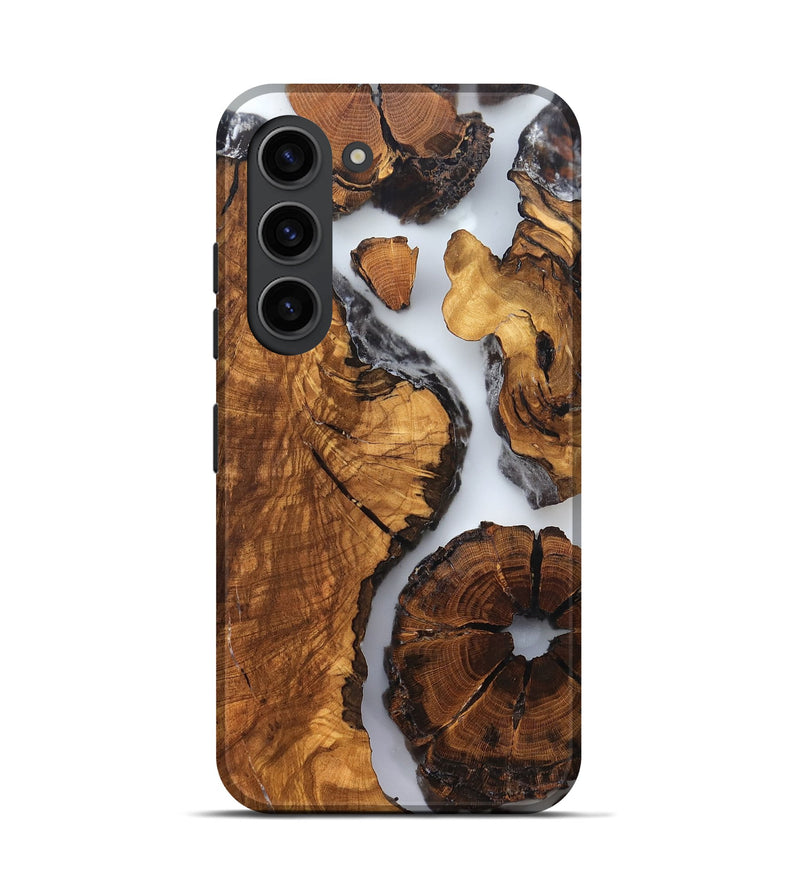 Galaxy S23 Wood Live Edge Phone Case - Rihanna (Clear, 823244)