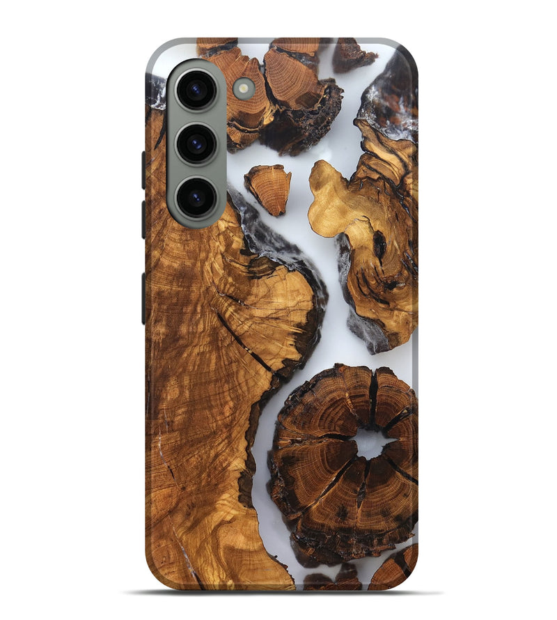 Galaxy S23 Plus Wood Live Edge Phone Case - Rihanna (Clear, 823244)