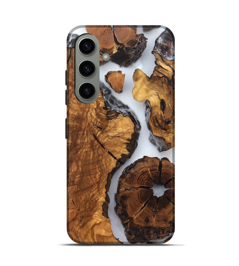 Galaxy S24 Wood Live Edge Phone Case - Rihanna (Clear, 823244)