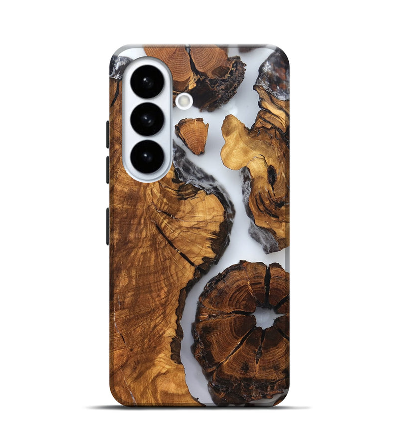 Galaxy S26 Wood Live Edge Phone Case - Rihanna (Clear, 823244)