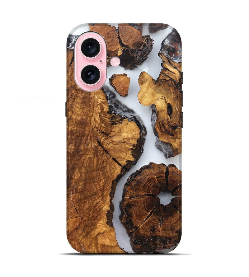 iPhone 17 Wood Live Edge Phone Case - Rihanna (Clear, 823244)