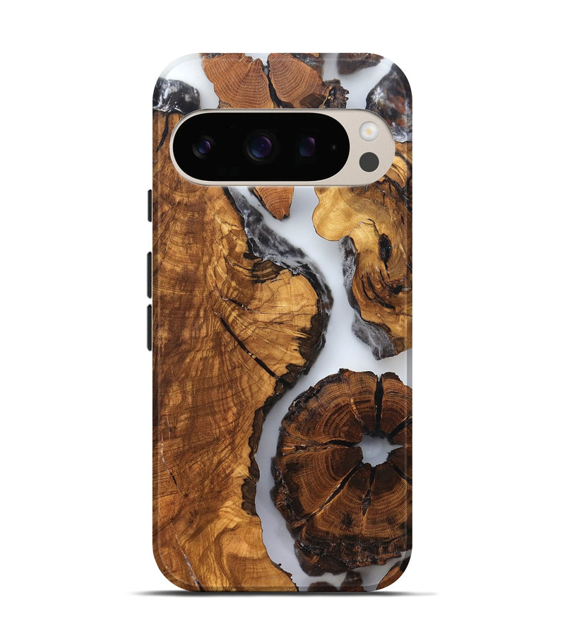 Pixel 10 Pro Wood Live Edge Phone Case - Rihanna (Clear, 823244)