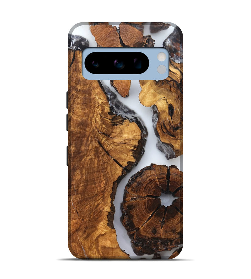 Pixel 8 Pro Wood Live Edge Phone Case - Rihanna (Clear, 823244)