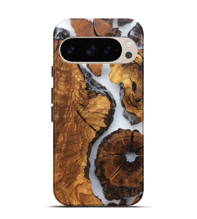 Pixel 9 Wood Live Edge Phone Case - Rihanna (Clear, 823244)