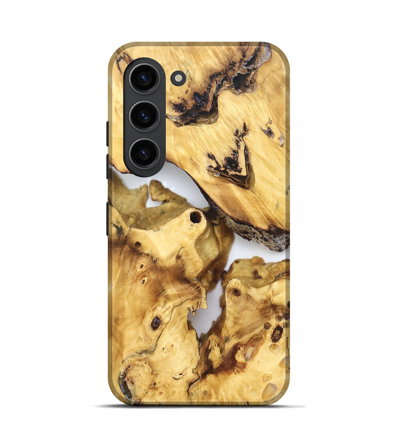 Galaxy S23 Wood Live Edge Phone Case - Marcel (Clear, 823245)