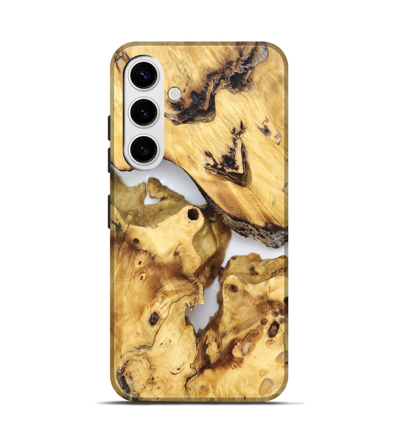Galaxy S25 Wood Live Edge Phone Case - Marcel (Clear, 823245)