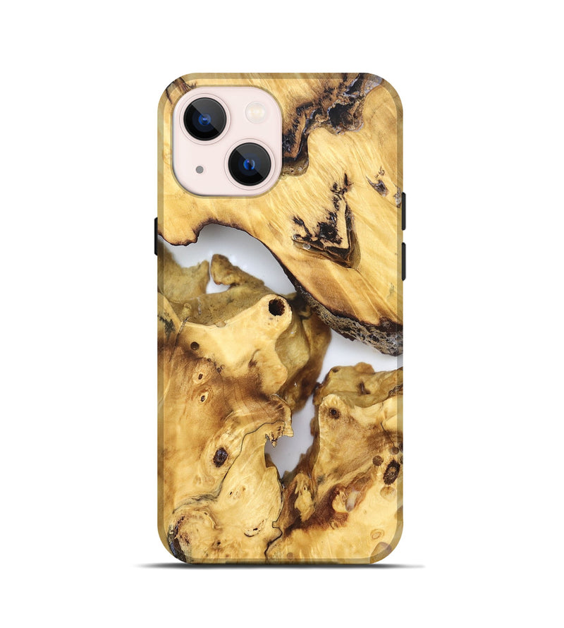 iPhone 13 mini Wood Live Edge Phone Case - Marcel (Clear, 823245)