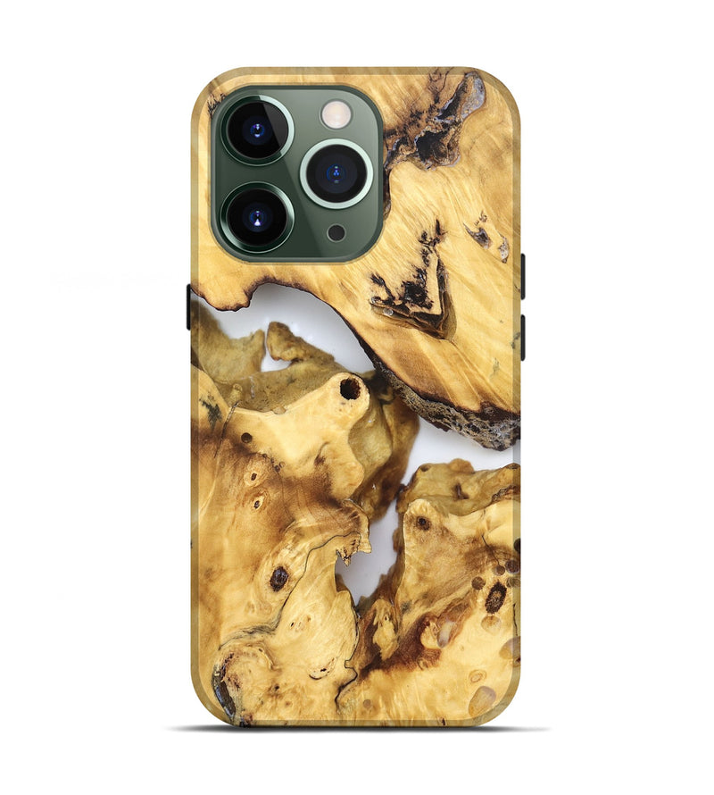 iPhone 13 Pro Wood Live Edge Phone Case - Marcel (Clear, 823245)
