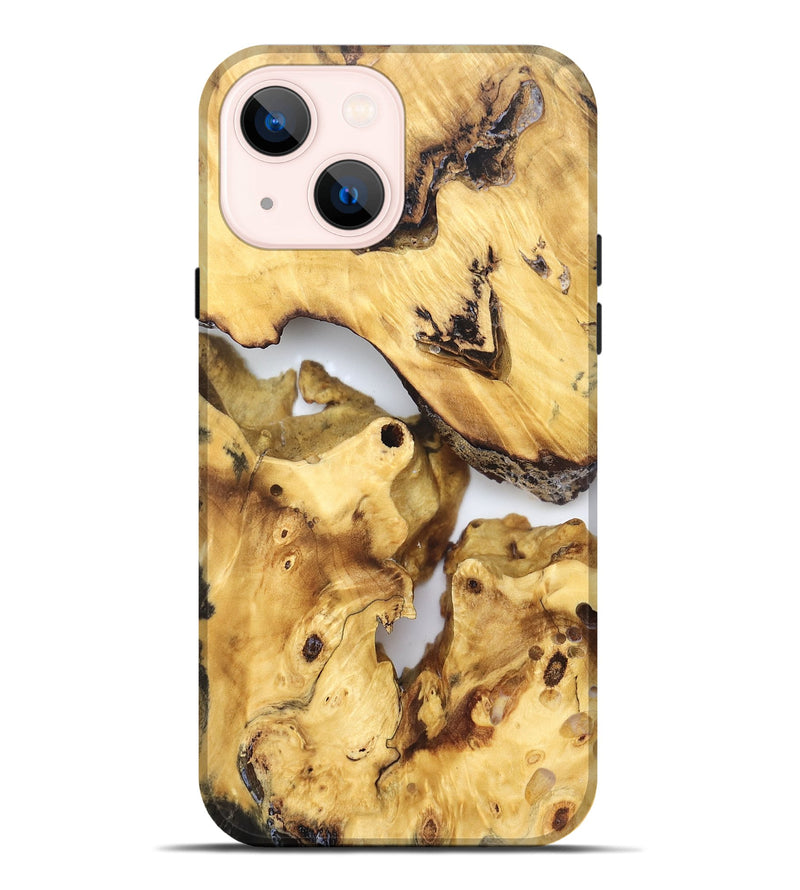 iPhone 14 Plus Wood Live Edge Phone Case - Marcel (Clear, 823245)