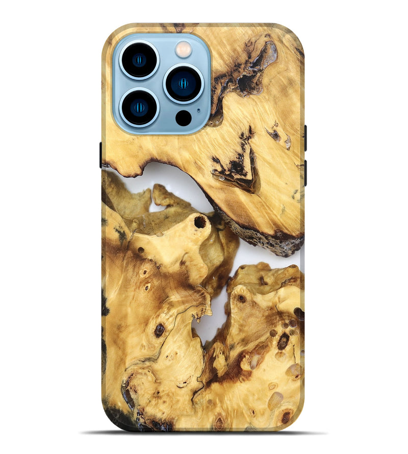 iPhone 14 Pro Max Wood Live Edge Phone Case - Marcel (Clear, 823245)