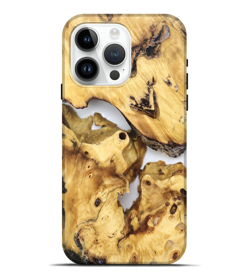 iPhone 15 Pro Max Wood Live Edge Phone Case - Marcel (Clear, 823245)