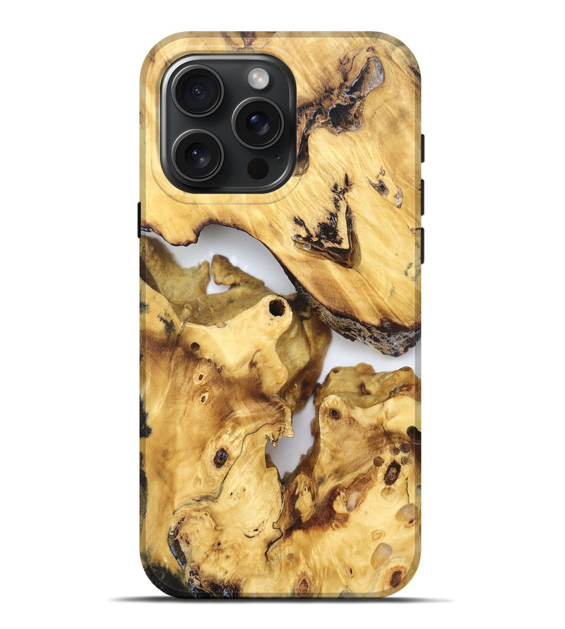 iPhone 16 Pro Max Wood Live Edge Phone Case - Marcel (Clear, 823245)
