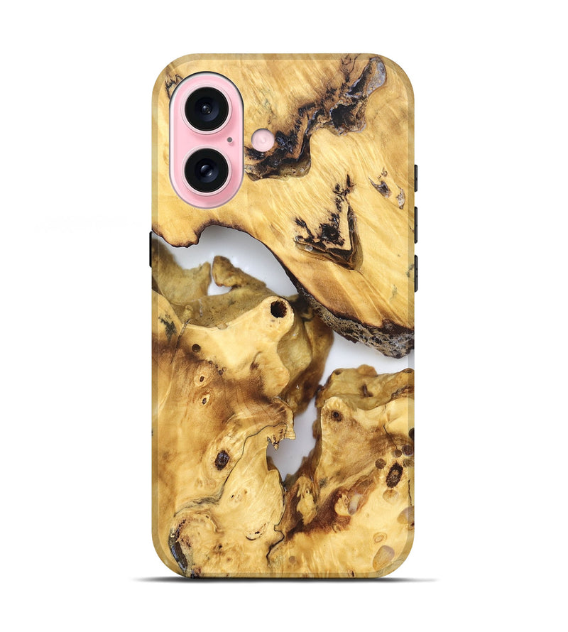 iPhone 17 Wood Live Edge Phone Case - Marcel (Clear, 823245)