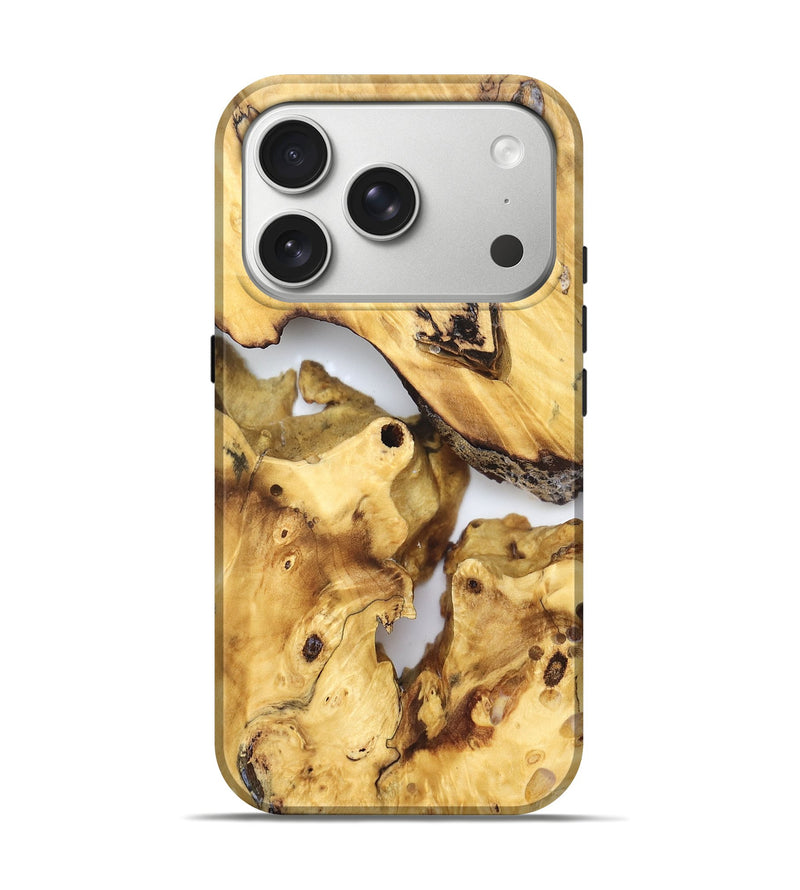 iPhone 17 Pro Wood Live Edge Phone Case - Marcel (Clear, 823245)