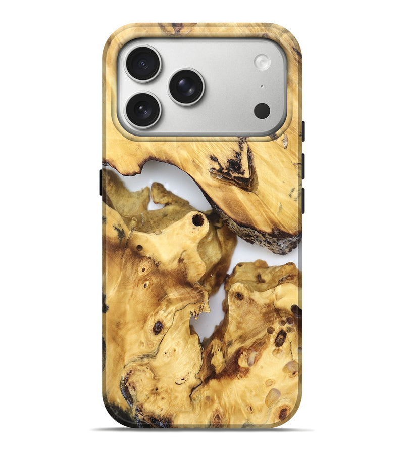 iPhone 17 Pro Max Wood Live Edge Phone Case - Marcel (Clear, 823245)