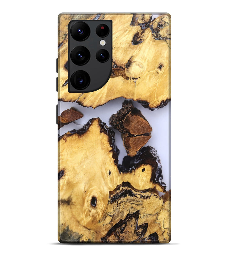 Galaxy S22 Ultra Wood Live Edge Phone Case - Manuel (Clear, 823246)