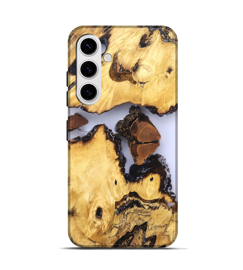 Galaxy S25 Wood Live Edge Phone Case - Manuel (Clear, 823246)