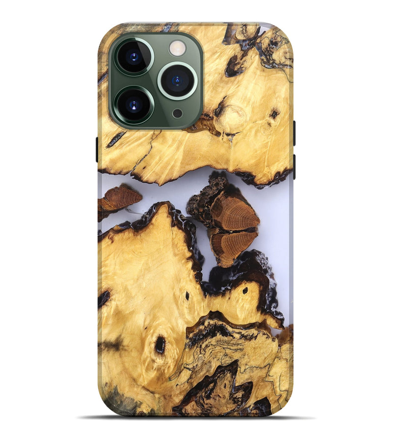 iPhone 13 Pro Max Wood Live Edge Phone Case - Manuel (Clear, 823246)