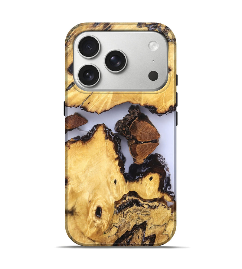 iPhone 17 Pro Wood Live Edge Phone Case - Manuel (Clear, 823246)