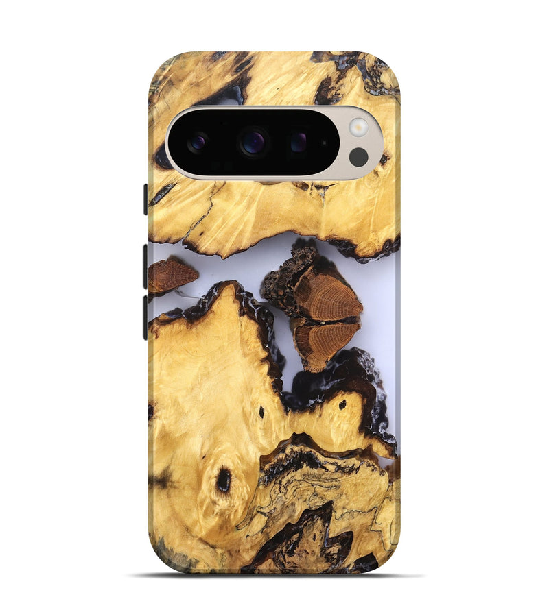 Pixel 10 Pro Wood Live Edge Phone Case - Manuel (Clear, 823246)