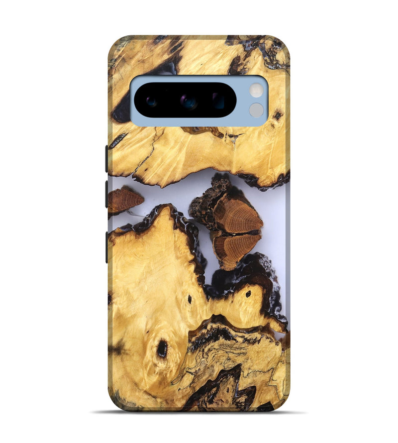Pixel 8 Pro Wood Live Edge Phone Case - Manuel (Clear, 823246)