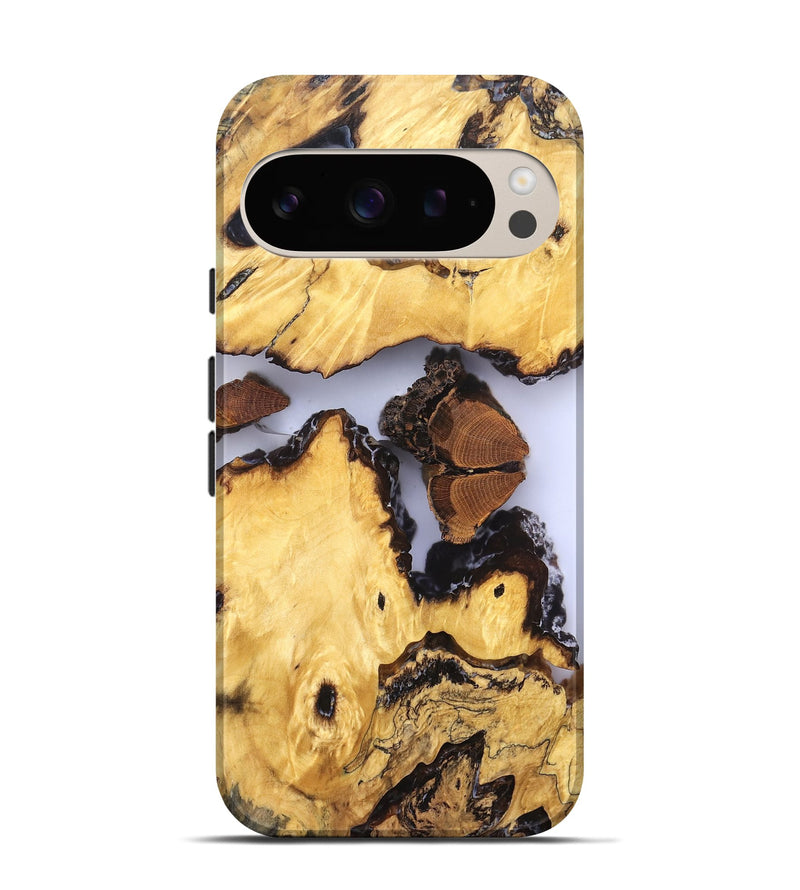 Pixel 9 Wood Live Edge Phone Case - Manuel (Clear, 823246)