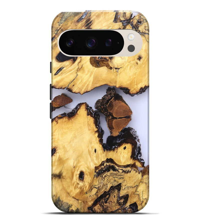 Pixel 9 Pro XL Wood Live Edge Phone Case - Manuel (Clear, 823246)